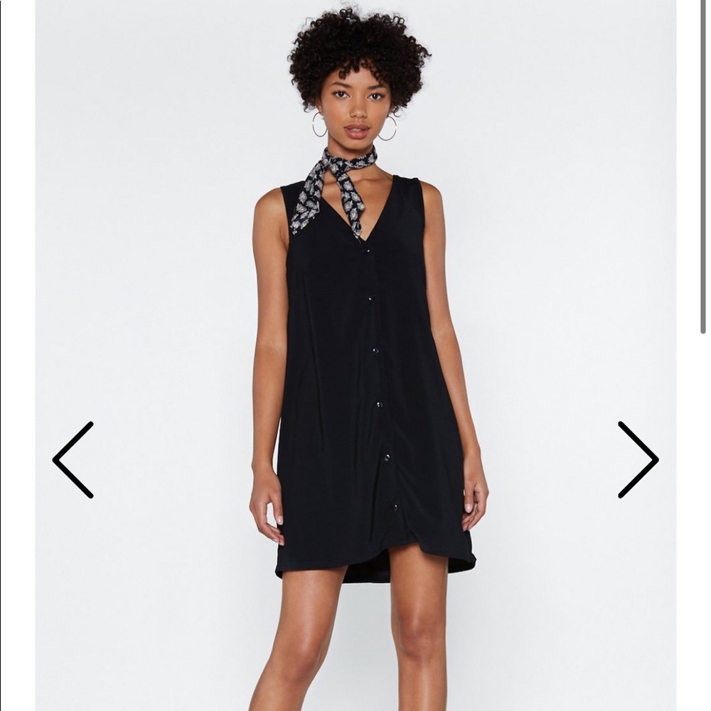 You Gotta Go Button-Through Me Relaxed Dress